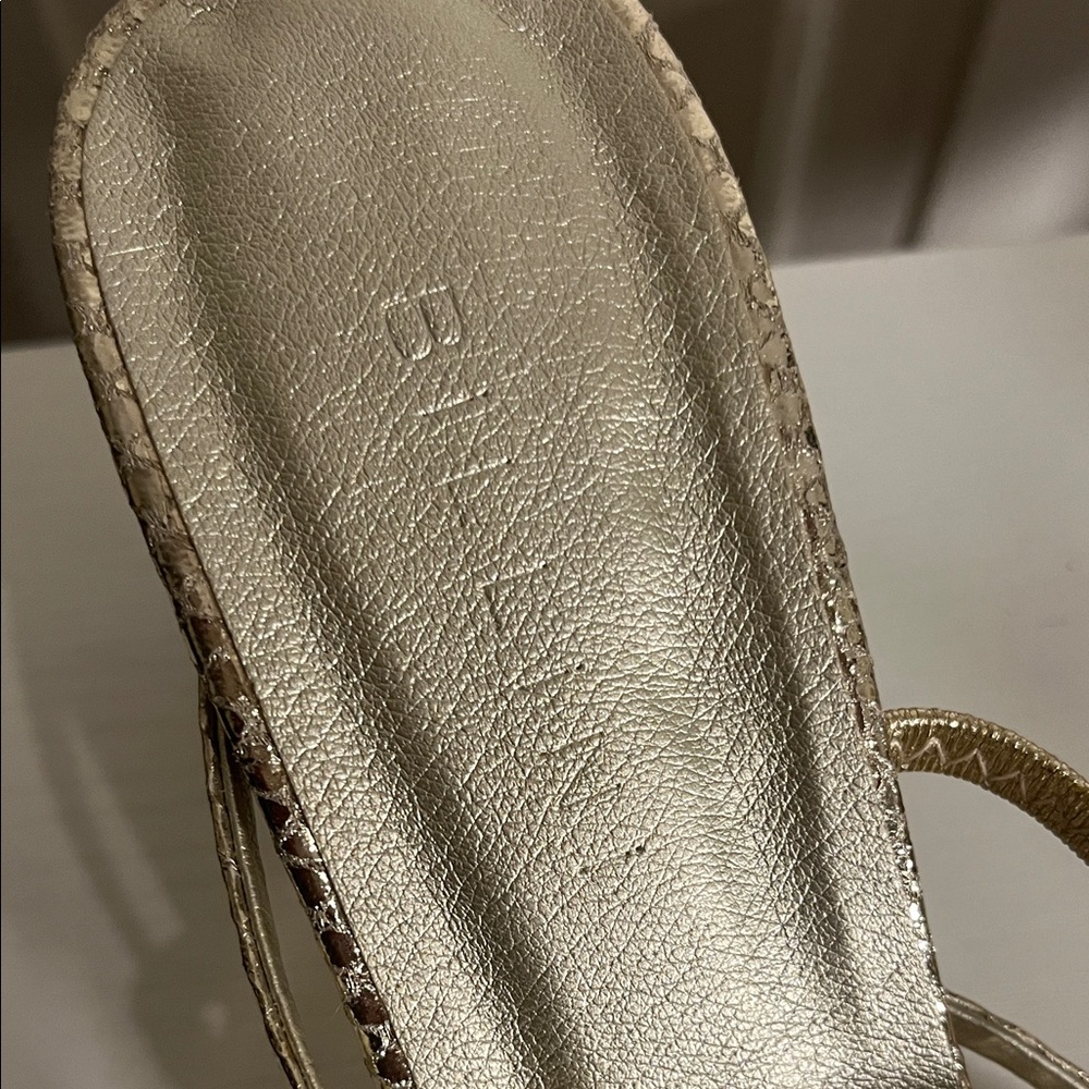 Billini Women’s Gold Strappy Heels Size 7 - Picture 8 of 8